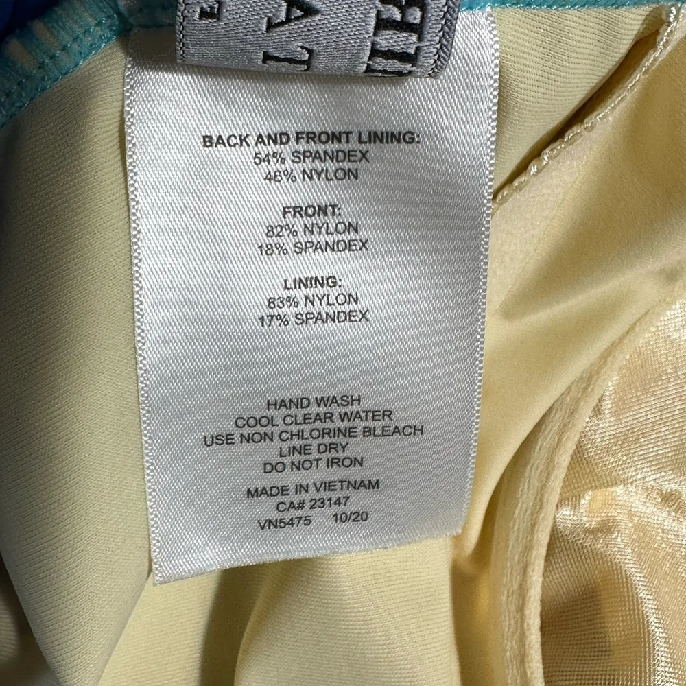 Miraclesuit x Talbots Blockbuster One Piece Blue Ombré Swimsuit 16 NWOT